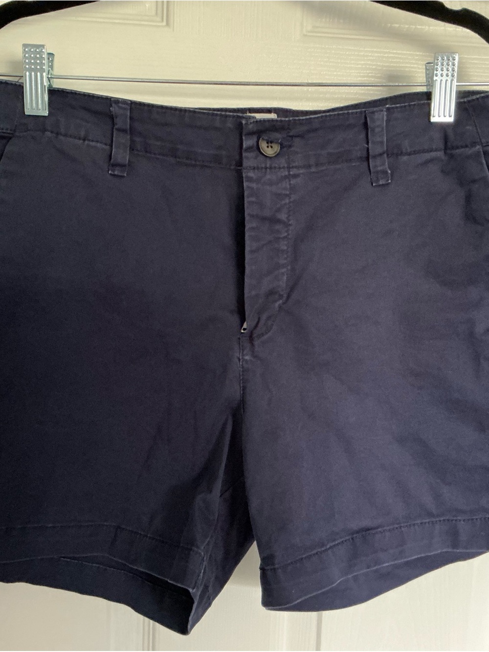 GAP Women Flat Front Shorts Navy Blue